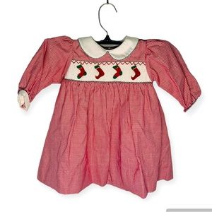 Petite Ami Christmas Dress Size 6 months